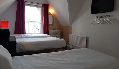 Quad Room with Shared Bathroom