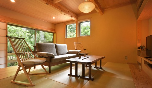 Habitación económica con 1 cama doble o 2 individuales, no fumadores (Odamaki with Open Air Bath)