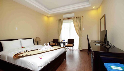 Habitación superior, vistas al jardín