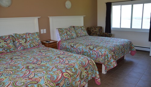 Habitación estándar, 2 camas de matrimonio, vistas al mar