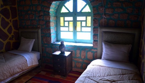 Habitación individual superior, 1 cama doble, baño privado, vistas al valle