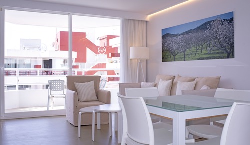 Apartamento superior, 1 habitación, vistas al jardín
