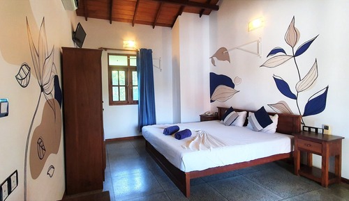 Habitación clásica con 1 cama doble o 2 individuales, vistas al jardín, en la zona del jardín