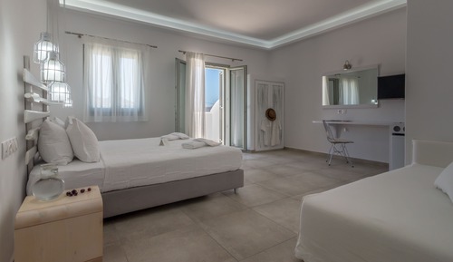 Habitación triple Deluxe, vistas al mar