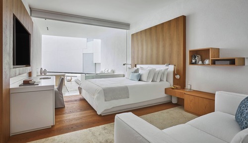 Habitación, 1 cama de matrimonio grande, vistas al complejo turístico