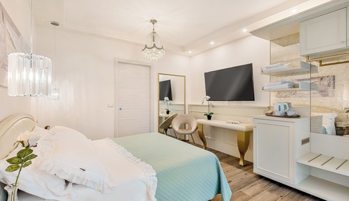 Habitación Deluxe doble, vistas a la piscina, en edificio anexo (Via di murlo, 10/E)