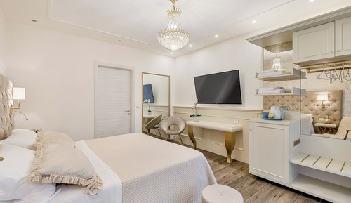 Habitación Deluxe con 1 cama doble o 2 individuales, vistas al jardín (Via di murlo, 10/E)
