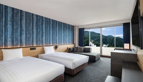 Habitación triple Deluxe, no fumadores (Yukemuri View, No Parking)