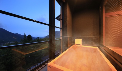 Habitación estándar doble, 1 cama de matrimonio grande (with Open Air Bath, King, Panorama)