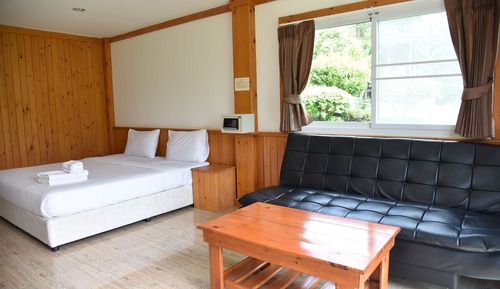 Garden view room