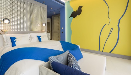 Habitación superior, 1 cama de matrimonio grande, terraza