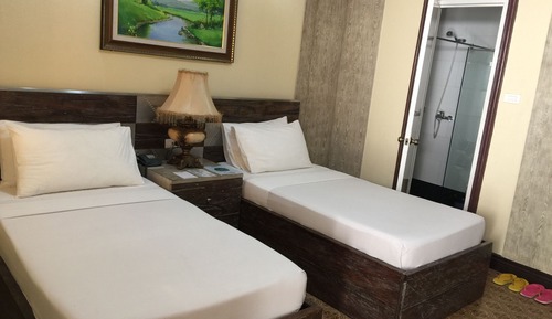 Poolside Twin Room