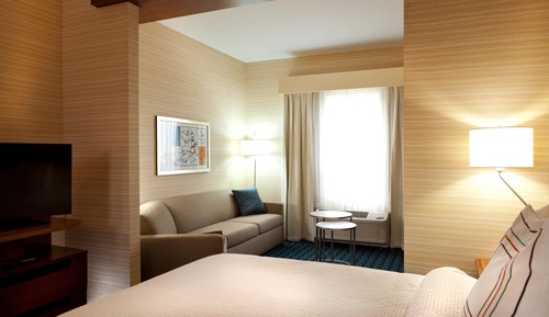 Suite, 1 cama de matrimonio grande con sofá cama