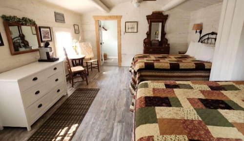 Cabaña estándar, 2 camas de matrimonio