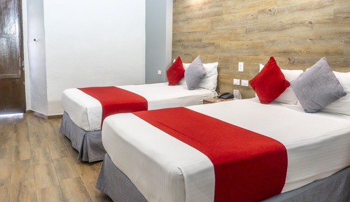 Habitación panorámica doble, 2 camas dobles