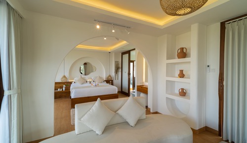 Ático, 1 cama de matrimonio, vistas al complejo turístico