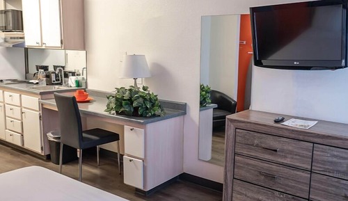 Suite estudio, 1 cama de matrimonio, cocina básica