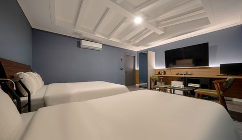 Habitación Deluxe con 2 camas individuales, varias camas