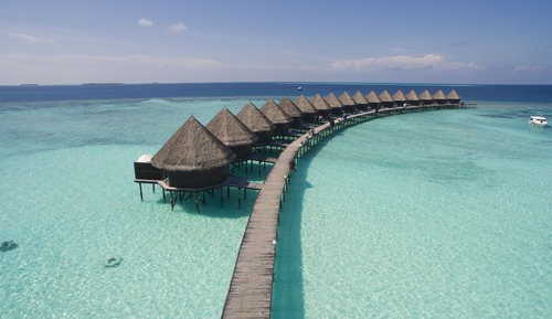 Bungalow, sobre el agua