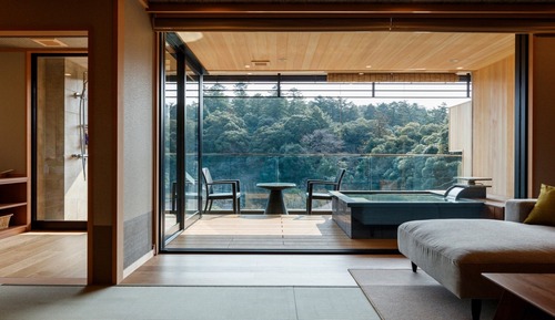 Habitación junior, no fumadores (Japanese Jr Suite, with Open Air Bath)