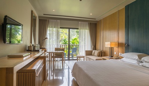 Habitación Deluxe, 1 cama de matrimonio grande, vistas al mar