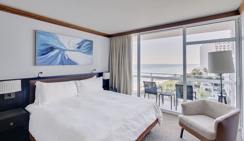 Apartamento de lujo, 1 habitación, balcón, vistas al mar (1 King Bed)