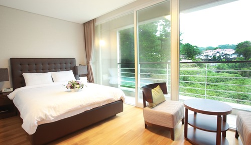Apartamento superior, 1 cama doble, no fumadores, vistas a la montaña