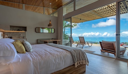 Habitación de lujo, piscina privada, vistas al mar