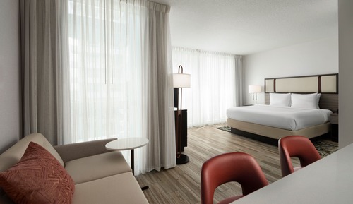 Suite, 1 cama de matrimonio grande con sofá cama
