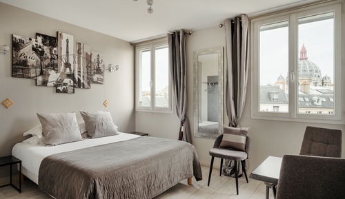 Habitación City doble, 1 cama de matrimonio, vistas a la ciudad