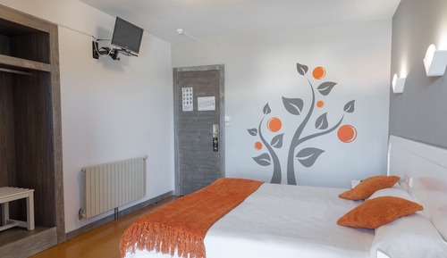 Habitación con 1 cama doble o 2 individuales
