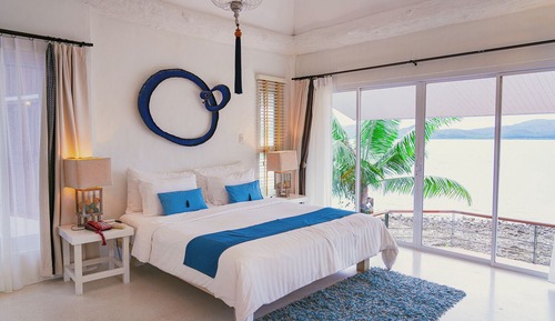 Estudio Deluxe, 1 cama de matrimonio grande, vistas al mar