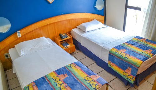 Habitación triple, vistas a la playa