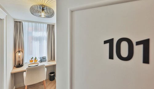 Habitación Deluxe doble, 1 cama de matrimonio grande, frigorífico