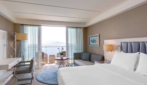 Habitación Deluxe, 1 cama de matrimonio grande, balcón, vistas al mar
