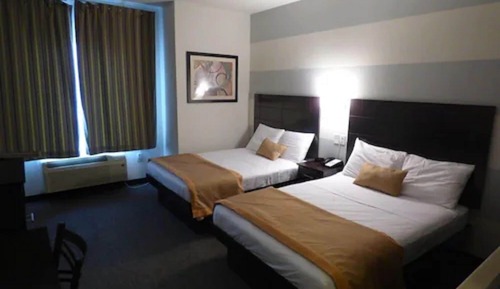 Habitación estándar, 2 camas de matrimonio, no fumadores, frigorífico y microondas