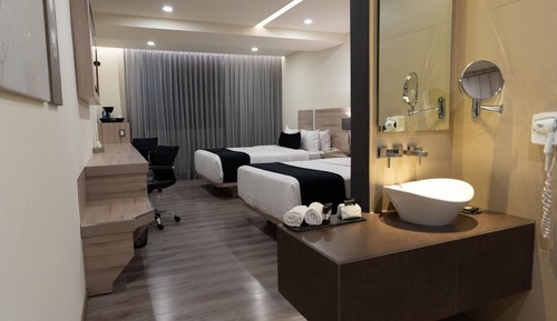 Habitación estándar doble, 2 camas de matrimonio