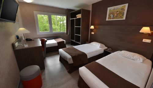 Habitación con 1 cama doble o 2 individuales