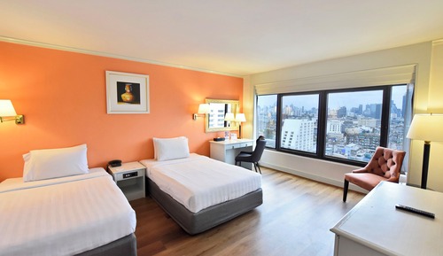 Habitación Deluxe con 2 camas individuales, vistas al río
