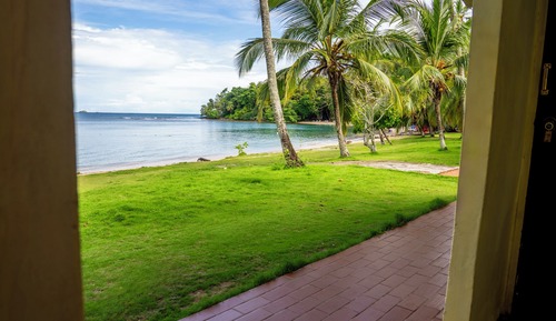 Classic Double Room, Patio, Beach View