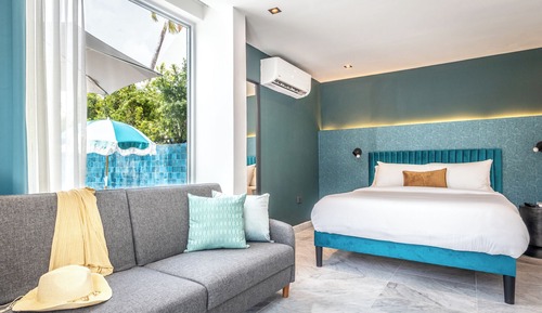 Habitación, 1 cama de matrimonio con sofá cama, no fumadores, planta baja