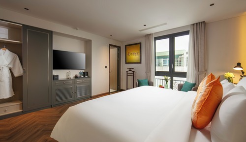 Habitación Premium con 1 cama doble o 2 individuales, vistas a la ciudad