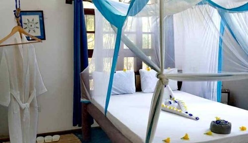 Habitación, patio, vistas al jardín