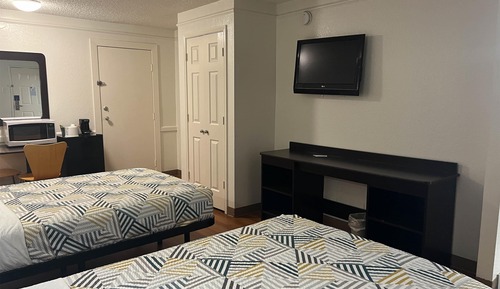Habitación estándar, 2 camas dobles, fumadores, frigorífico y microondas