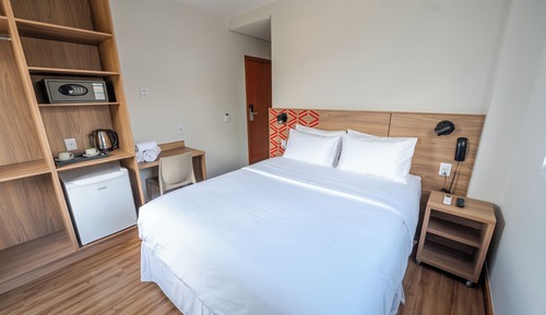Habitación económica doble, vistas a la ciudad