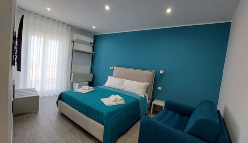 Habitación Deluxe doble, balcón, vistas al mar