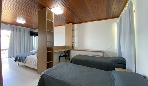 Habitación familiar, vistas al mar
