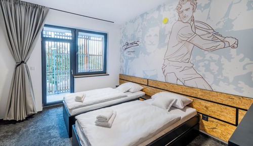 Habitación triple estándar, balcón, vistas al parque
