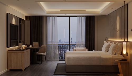 Prestige Suite Double or Twin Balcony City View