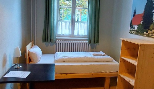 Habitación individual básica, vistas al jardín